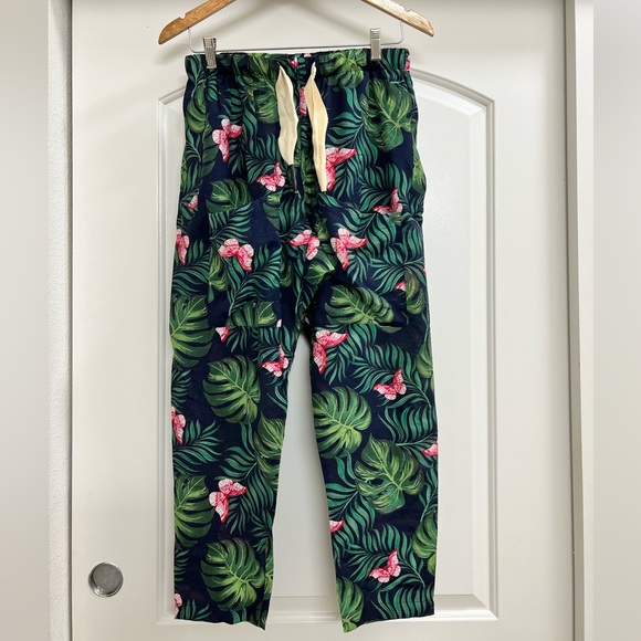 NWT Free People Sandrine Rose Butterfly Tropical Bush Pants - Picture 5 of 13